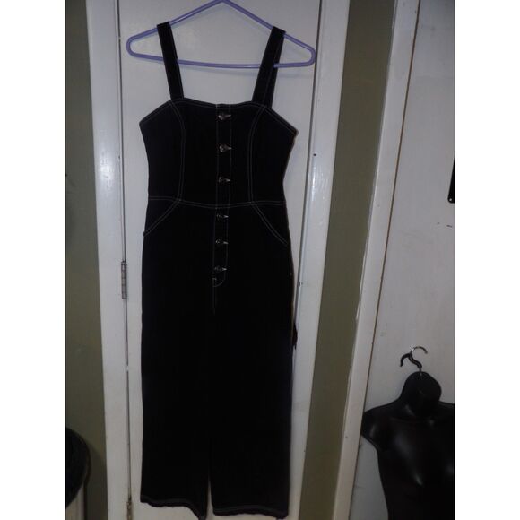 BDG for Urban Outfitters Black Overalls S - Picture 1 of 4